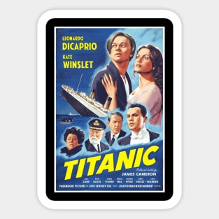 Titanic - 1997 American Romc Disaster Film Sticker
